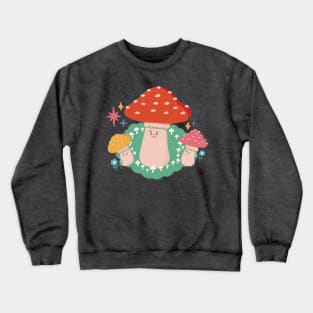 Mushrooms Party Crewneck Sweatshirt